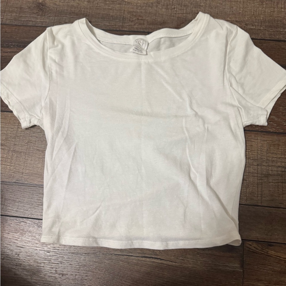 PacSun White Crop Top